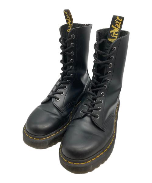 Dr.Martens（ドクターマーチン）Dr.Martens (ドクターマーチン) 1490 BEX W/ZIP 10ホールブーツ ブラック サイズ:UK6の古着・服飾アイテム