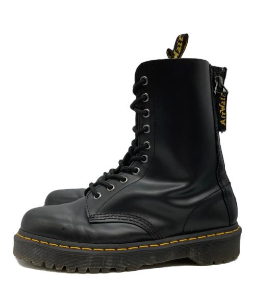 Dr.Martens（ドクターマーチン）Dr.Martens (ドクターマーチン) 1490 BEX W/ZIP 10ホールブーツ ブラック サイズ:UK6の古着・服飾アイテム