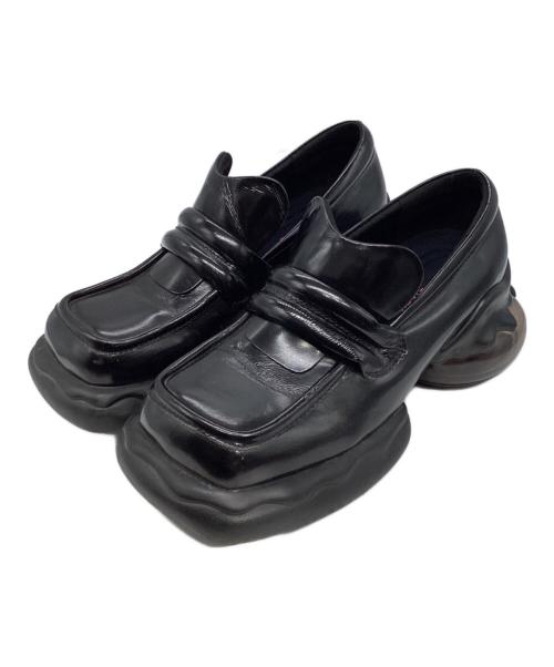 DAPHNE.LAB（ダフネ・ラボ）DAPHNE.LAB (ダフネ・ラボ) 厚底ローファー ブラック サイズ:US6.5の古着・服飾アイテム