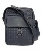 BOTTEGA VENETAボッテガベネタ）の古着「イントレチャート ショルダーバッグ」｜ネイビー