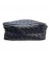 中古・古着 BOTTEGA VENETA (ボッテガベネタ) イントレチャート ショルダーバッグ ネイビー：40000円