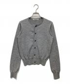 AURALEEオーラリー）の古着「CASHMERE HARD TWIST KNIT CARDIGAN」｜グレー