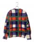 Coohem（コーヘン）の古着「OVER-PRINTED CHECK KNIT」｜マルチカラー