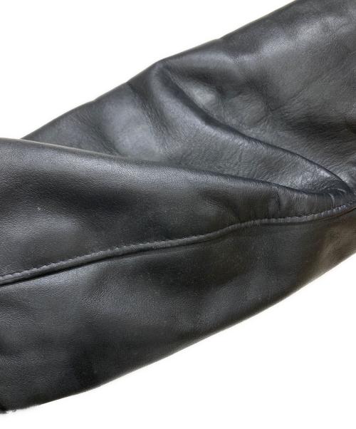 PERFECTO by Schott（パーフェクト バイ ショット）PERFECTO by Schott (パーフェクト バイ ショット) 裏キルティングライダースジャケット ブラック サイズ:36の古着・服飾アイテム
