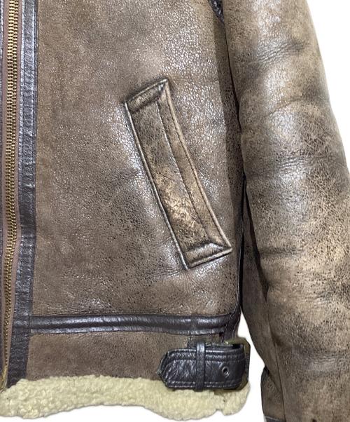 AVIREX（アヴィレックス）AVIREX (アヴィレックス) TYPEB-3　ムートンフライトジャケット　33H5595 ブラウン サイズ:36の古着・服飾アイテム