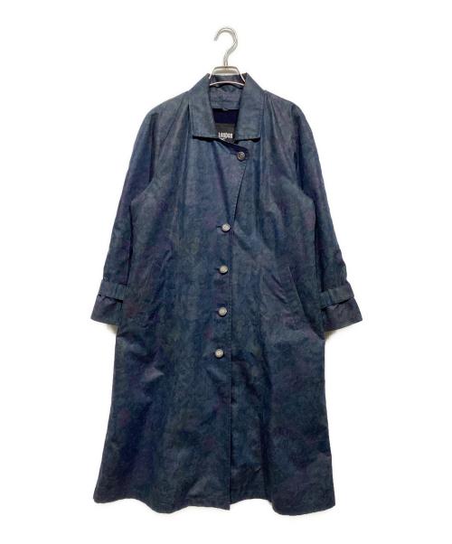 london fog（ロンドンフォグ）london fog (ロンドンフォグ) ライナー付き花柄コート ネイビー サイズ:4の古着・服飾アイテム