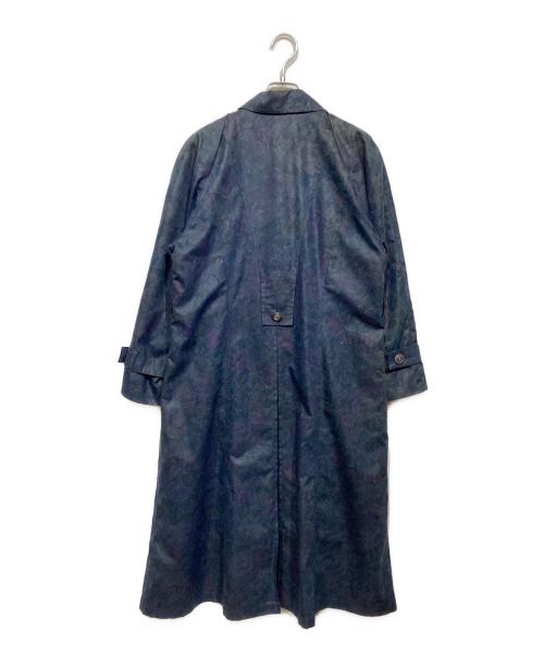 london fog（ロンドンフォグ）london fog (ロンドンフォグ) ライナー付き花柄コート ネイビー サイズ:4の古着・服飾アイテム
