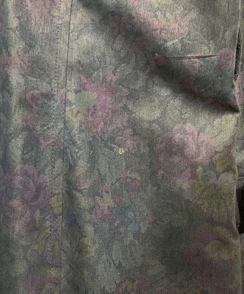 london fog（ロンドンフォグ）london fog (ロンドンフォグ) ライナー付き花柄コート ネイビー サイズ:4の古着・服飾アイテム