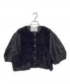 St.ceciliaセントセシリア）の古着「プードルジャケット」｜ブラック