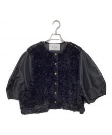 St.cecilia（セントセシリア）の古着「プードルジャケット」｜ブラック