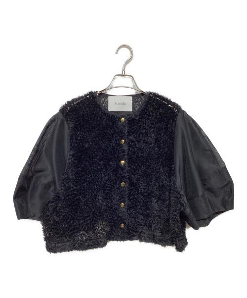 St.cecilia（セントセシリア）St.cecilia (セントセシリア) プードルジャケット ブラック サイズ:Fの古着・服飾アイテム