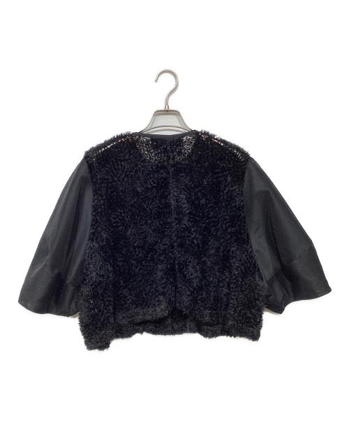 St.cecilia（セントセシリア）St.cecilia (セントセシリア) プードルジャケット ブラック サイズ:Fの古着・服飾アイテム