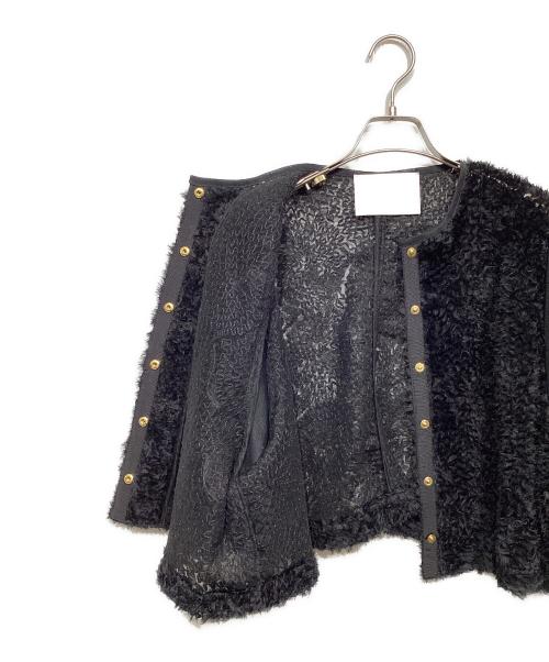 St.cecilia（セントセシリア）St.cecilia (セントセシリア) プードルジャケット ブラック サイズ:Fの古着・服飾アイテム