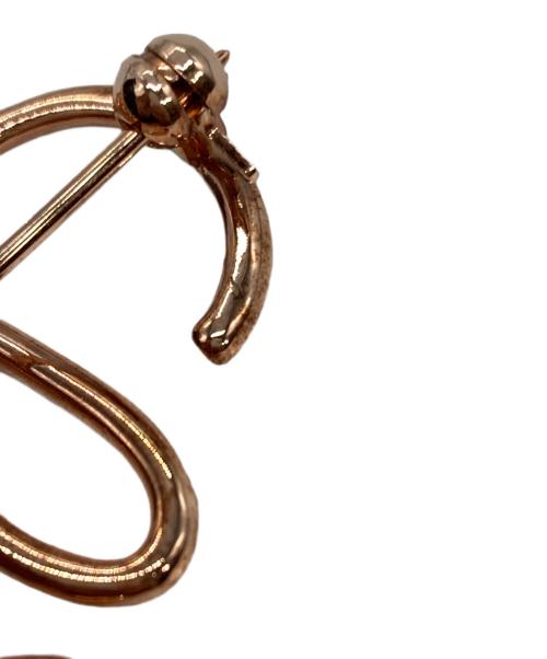 LOEWE（ロエベ）LOEWE (ロエベ) アナグラムブローチ ブロンズの古着・服飾アイテム