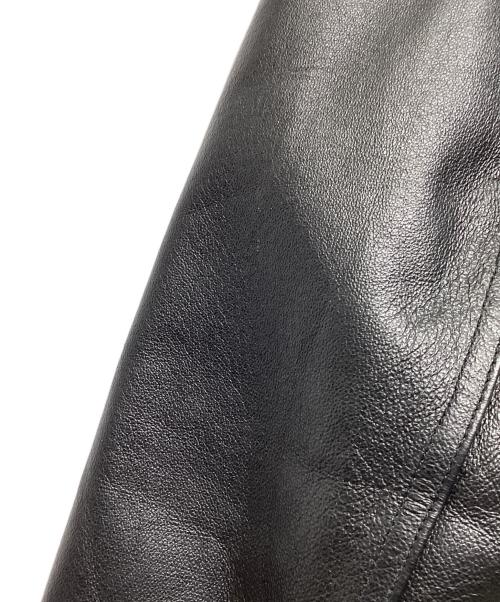 ST JOHN'S BAY（セントジョンズベイ）ST JOHN'S BAY (セントジョンズベイ) 裏キルティングレザージャケット ブラック サイズ:XLの古着・服飾アイテム