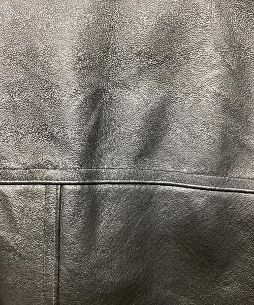 ST JOHN'S BAY（セントジョンズベイ）ST JOHN'S BAY (セントジョンズベイ) 裏キルティングレザージャケット ブラック サイズ:XLの古着・服飾アイテム