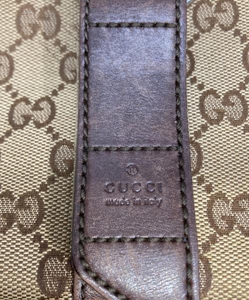 GUCCI（グッチ）GUCCI (グッチ) 145859　GG柄 ショルダーバッグ ベージュ×ブラックの古着・服飾アイテム