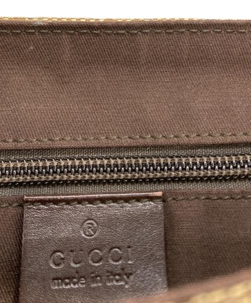 GUCCI（グッチ）GUCCI (グッチ) 145859　GG柄 ショルダーバッグ ベージュ×ブラックの古着・服飾アイテム