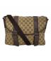 GUCCI（グッチ）の古着「145859　GG柄 ショルダーバッグ」｜ベージュ×ブラック