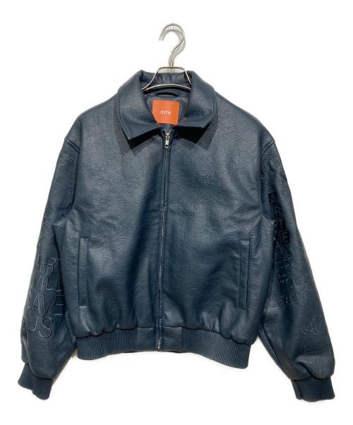 arte Antwerp（アートアントワープ）arte Antwerp (アートアントワープ) BEAMS (ビームス) 別注 Studium Jacket（スタジアム ジャケット） ネイビー サイズ:Mの古着・服飾アイテム