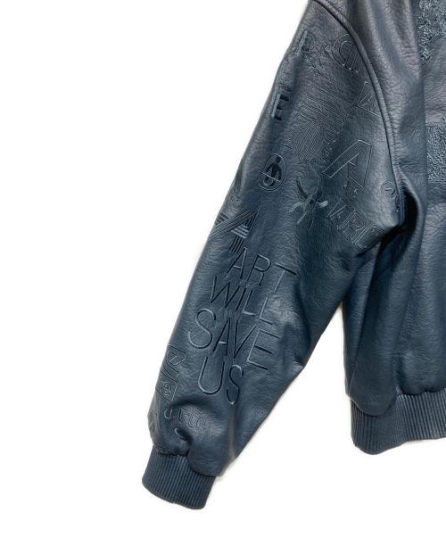 arte Antwerp（アートアントワープ）arte Antwerp (アートアントワープ) BEAMS (ビームス) 別注 Studium Jacket（スタジアム ジャケット） ネイビー サイズ:Mの古着・服飾アイテム