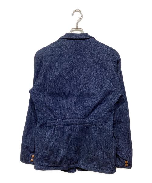 MISTER FREEDOM（ミスターフリーダム）MISTER FREEDOM (ミスターフリーダム) SUGAR CANE (シュガーケーン) ヘリンボーンジャケット インディゴ サイズ:40の古着・服飾アイテム