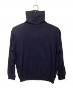 COMOLIコモリ）の古着「Y03-05006　ウール天竺 長袖タートルネック」｜ネイビー