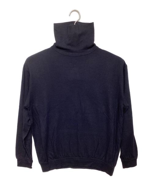 COMOLI（コモリ）COMOLI (コモリ) Y03-05006　ウール天竺 長袖タートルネック ネイビー サイズ:2の古着・服飾アイテム