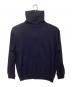 COMOLI（コモリ）の古着「Y03-05006　ウール天竺 長袖タートルネック」｜ネイビー
