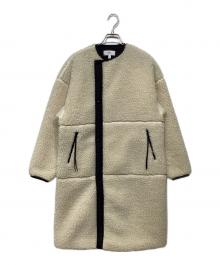 HYKE（ハイク）の古着「FAUX SHEARLING COAT 192-17175 012」｜ベージュ×ブラック