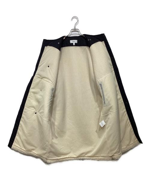 HYKE（ハイク）HYKE (ハイク) FAUX SHEARLING COAT 192-17175 012 ベージュ×ブラック サイズ:1の古着・服飾アイテム