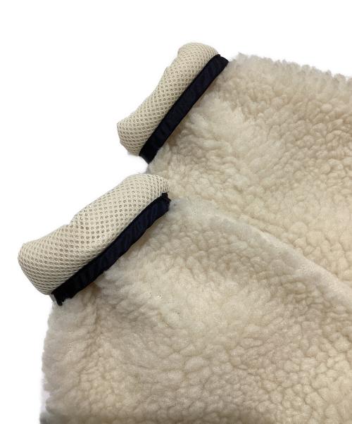 HYKE（ハイク）HYKE (ハイク) FAUX SHEARLING COAT 192-17175 012 ベージュ×ブラック サイズ:1の古着・服飾アイテム