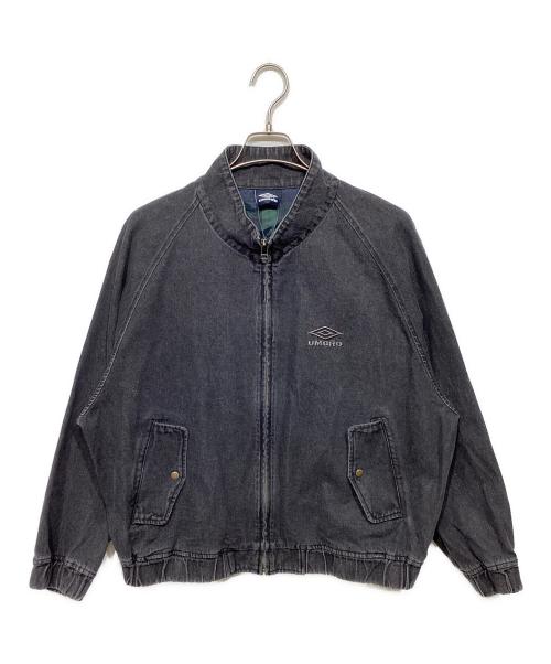 UMBRO（アンブロ）UMBRO (アンブロ) FREAK'S STORE (フリークスストア) 別注 Denim Stand Collar Blouson ブラック サイズ:L 未使用品の古着・服飾アイテム