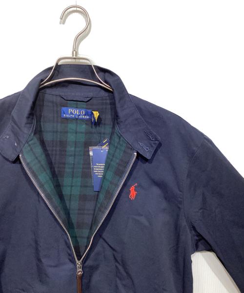 POLO RALPH LAUREN（ポロ・ラルフローレン）POLO RALPH LAUREN (ポロ・ラルフローレン) スイングトップ ネイビー サイズ:Mの古着・服飾アイテム