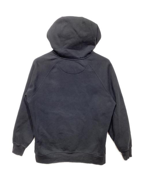 BURBERRY（バーバリー）BURBERRY (バーバリー) エンブロイダリーロゴ プルオーバーパーカー ブラック サイズ:Mの古着・服飾アイテム