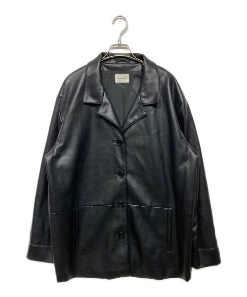 RANDEBOO（ランデブー）RANDEBOO (ランデブー) Vegan leather jacket ブラック サイズ:Fの古着・服飾アイテム