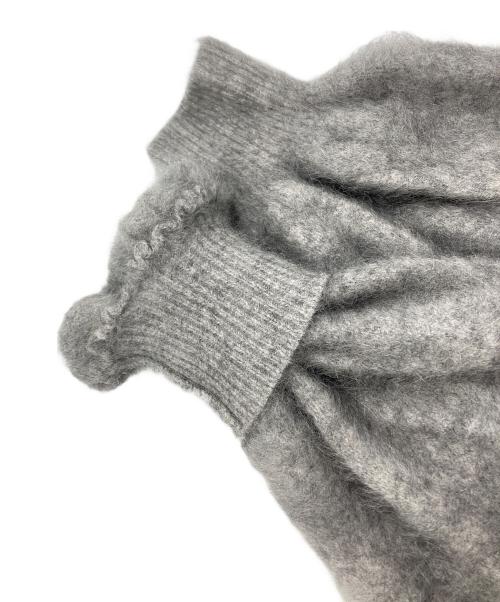 IENA LA BOUCLE（イエナ ラ ブークル）IENA LA BOUCLE (イエナ ラ ブークル) ファーニットプルオーバー グレー サイズ:不明の古着・服飾アイテム