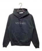 SOPHNET.ソフネット）の古着「LOGO PATCH HOODIE」｜ブラック