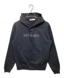SOPHNET.（ソフネット）の古着「LOGO PATCH HOODIE」｜ブラック