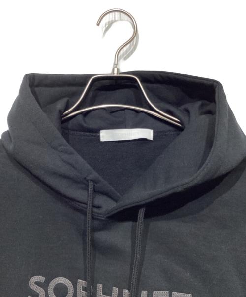 SOPHNET.（ソフネット）SOPHNET. (ソフネット) LOGO PATCH HOODIE ブラック サイズ:1の古着・服飾アイテム