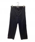 uniform experimentユニフォームエクスペリメント）の古着「REFINED PIPING SLACKS」｜ブラック