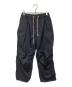 SOPHNET.（ソフネット）の古着「LIGHT POPLIN OVER PANTS」｜ブラック