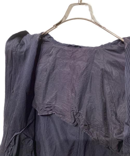 MARNI（マルニ）MARNI (マルニ) ストライプコットンジップジャケット ネイビー サイズ:48の古着・服飾アイテム