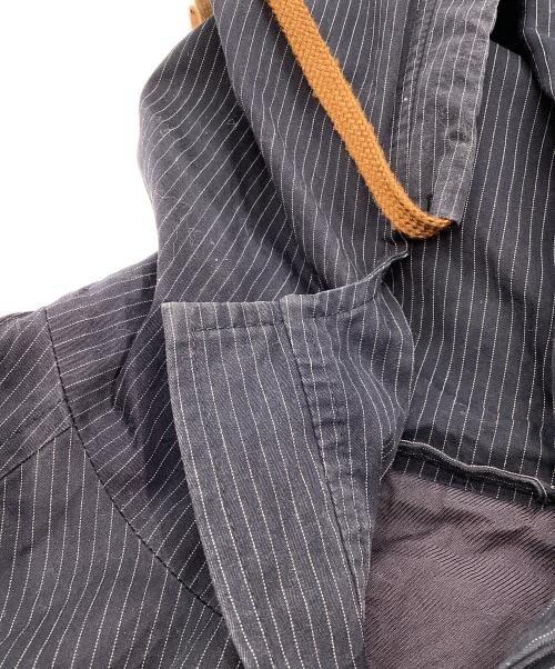 MARNI（マルニ）MARNI (マルニ) ストライプコットンジップジャケット ネイビー サイズ:48の古着・服飾アイテム