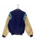 Majestic (マジェスティック) 90ｓレザースタジャン ネイビー×ベージュ サイズ:M：12000円