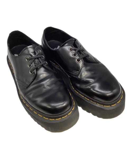 Dr.Martens（ドクターマーチン）Dr.Martens (ドクターマーチン) 1461 QUAD 3ホールシューズ ブラック サイズ:UK3の古着・服飾アイテム