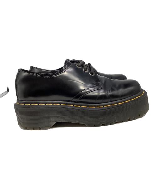 Dr.Martens（ドクターマーチン）Dr.Martens (ドクターマーチン) 1461 QUAD 3ホールシューズ ブラック サイズ:UK3の古着・服飾アイテム