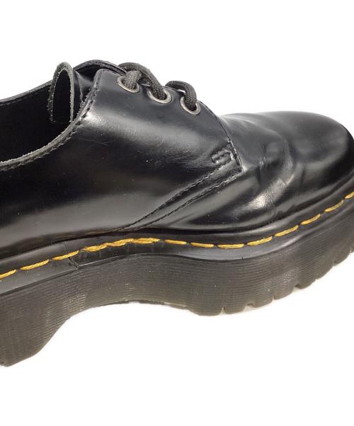 Dr.Martens（ドクターマーチン）Dr.Martens (ドクターマーチン) 1461 QUAD 3ホールシューズ ブラック サイズ:UK3の古着・服飾アイテム