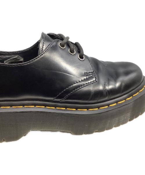 Dr.Martens（ドクターマーチン）Dr.Martens (ドクターマーチン) 1461 QUAD 3ホールシューズ ブラック サイズ:UK3の古着・服飾アイテム