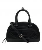 DIESELディーゼル）の古着「1DR 2.0 DOME TOP HANDLE ハンドバッグ」｜ブラック